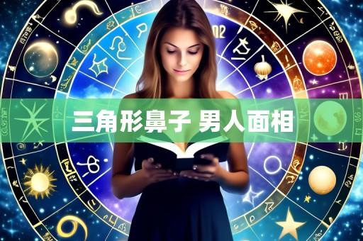三角形鼻子 男人面相