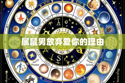 属鼠男放弃爱你的理由