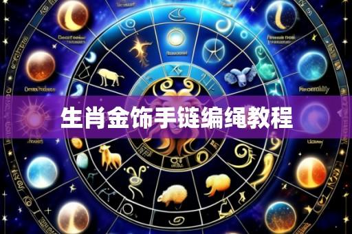 生肖金饰手链编绳教程