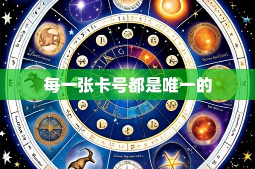 每一张卡号都是唯一的