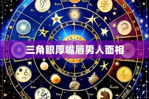 三角眼厚嘴唇男人面相