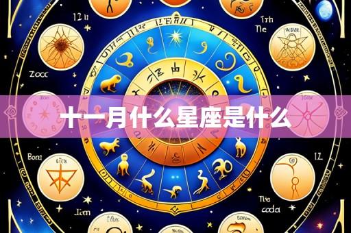 十一月什么星座是什么