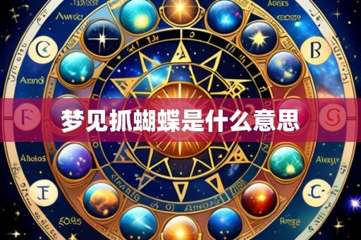 梦见抓蝴蝶是什么意思