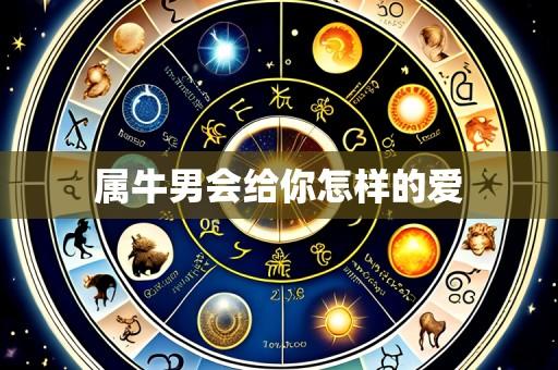 属牛男会给你怎样的爱