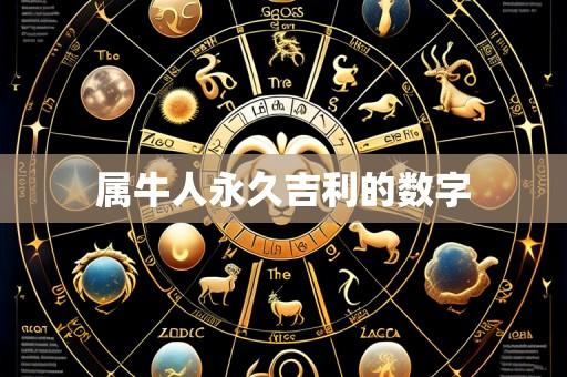 属牛人永久吉利的数字