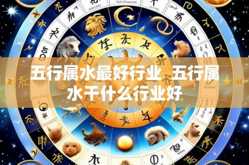五行属水最好行业  五行属水干什么行业好
