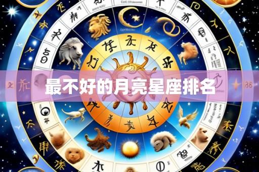 最不好的月亮星座排名