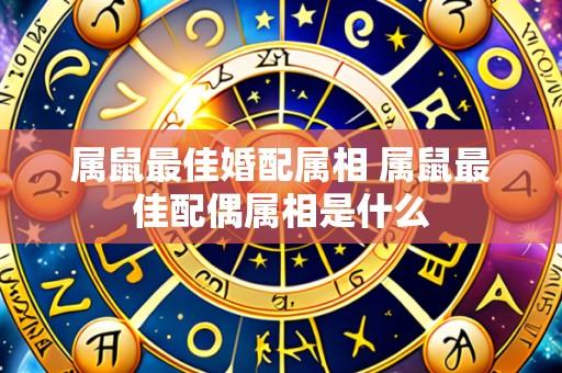 属鼠最佳婚配属相 属鼠最佳配偶属相是什么
