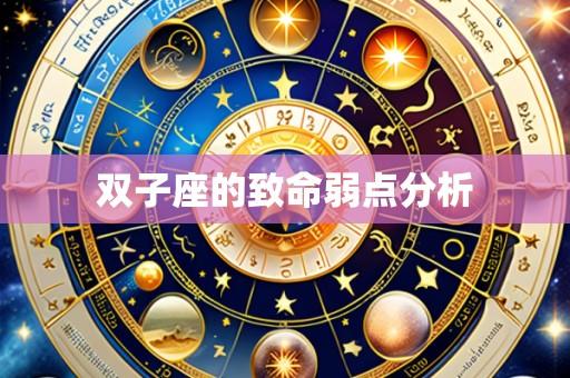 双子座的致命弱点分析