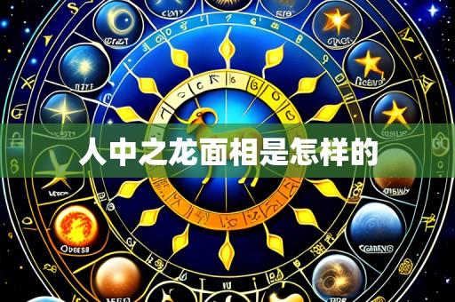 人中之龙面相是怎样的