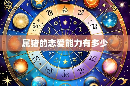 属猪的恋爱能力有多少