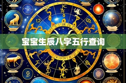 宝宝生辰八字五行查询