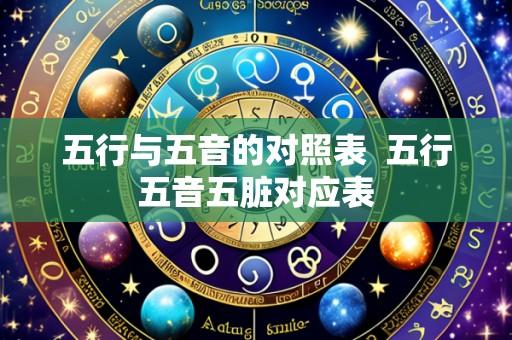 五行与五音的对照表 五行五音五脏对应表