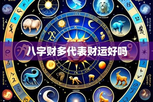 八字财多代表财运好吗