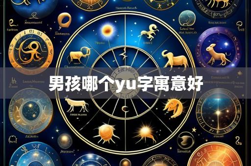 男孩哪个yu字寓意好