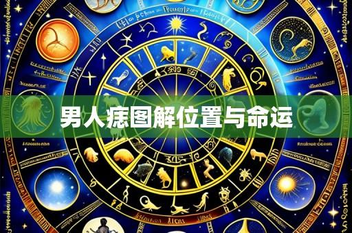 男人痣图解位置与命运