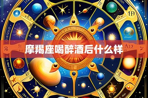 摩羯座喝醉酒后什么样
