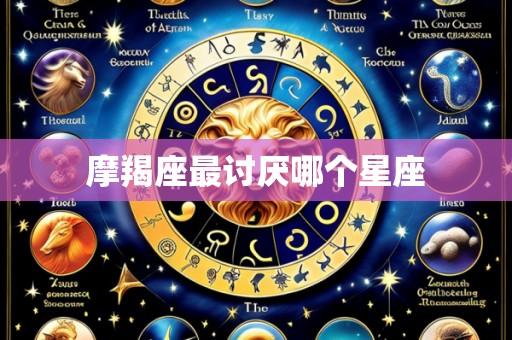 摩羯座最讨厌哪个星座