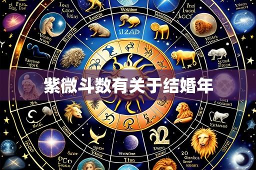 紫微斗数有关于结婚年