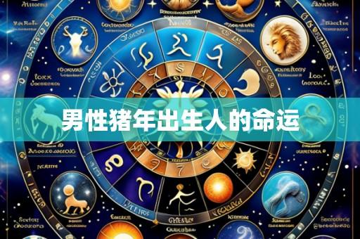 男性猪年出生人的命运