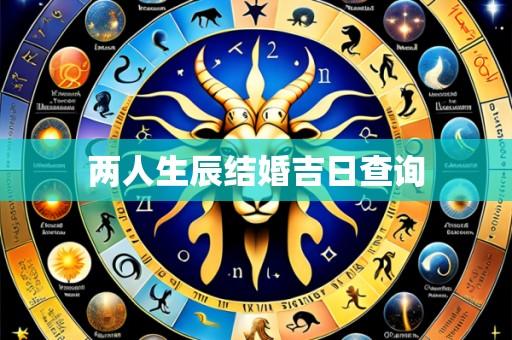 两人生辰结婚吉日查询
