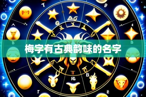 梅字有古典韵味的名字