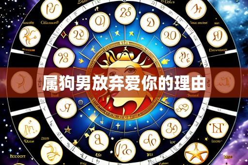 属狗男放弃爱你的理由