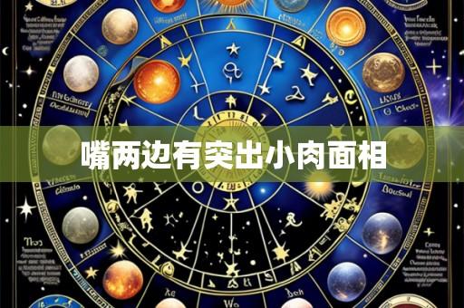 嘴两边有突出小肉面相