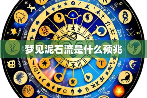 梦见泥石流是什么预兆