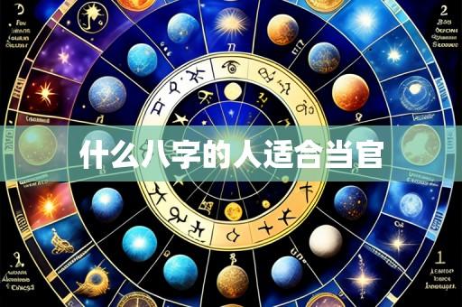 什么八字的人适合当官