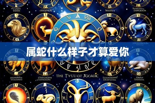 属蛇什么样子才算爱你