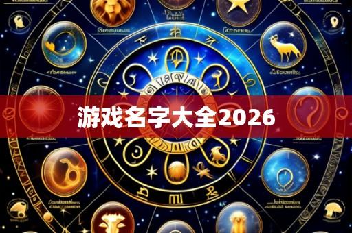 游戏名字大全2026