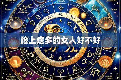 脸上痣多的女人好不好