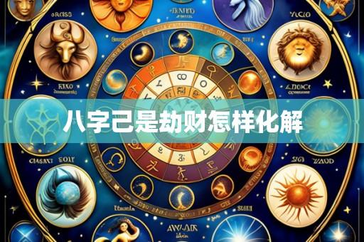 八字己是劫财怎样化解