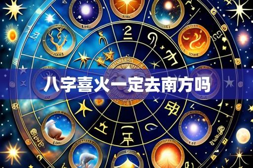 八字喜火一定去南方吗