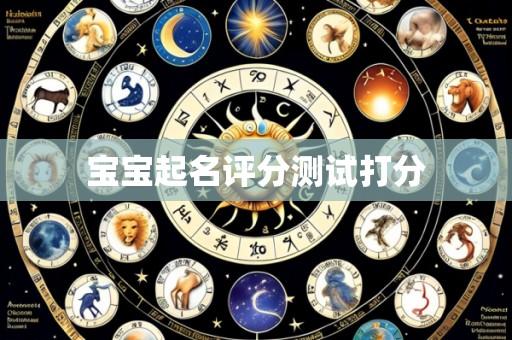 宝宝起名评分测试打分