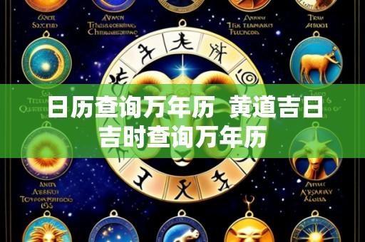 日历查询万年历  黄道吉日吉时查询万年历