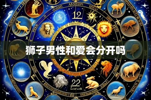 狮子男性和爱会分开吗