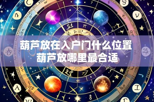 葫芦放在入户门什么位置 葫芦放哪里最合适