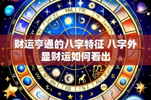 财运亨通的八字特征 八字外显财运如何看出