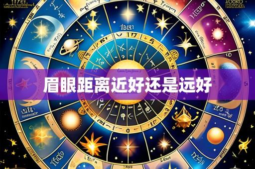 眉眼距离近好还是远好