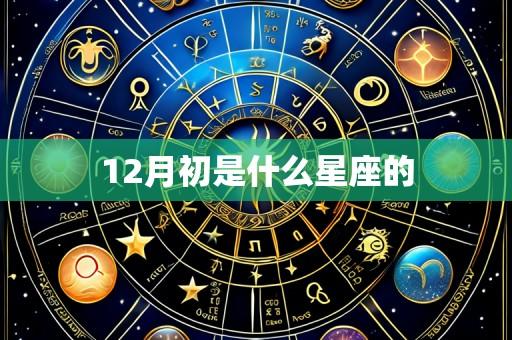 12月初是什么星座的