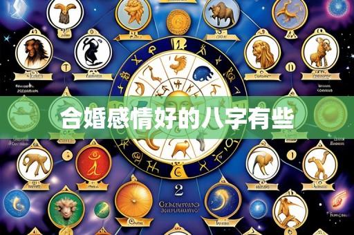 合婚感情好的八字有些