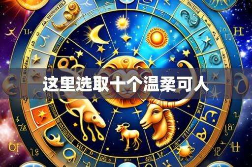 这里选取十个温柔可人