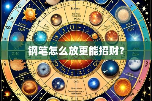钢笔怎么放更能招财？