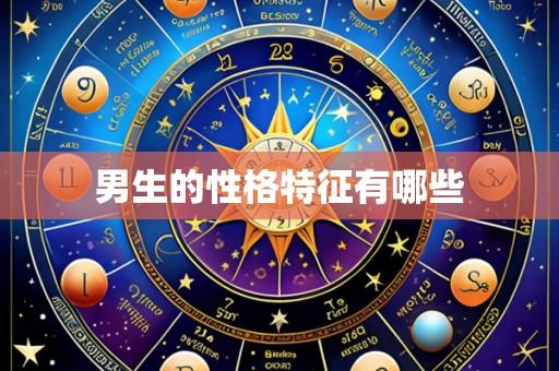 男生的性格特征有哪些