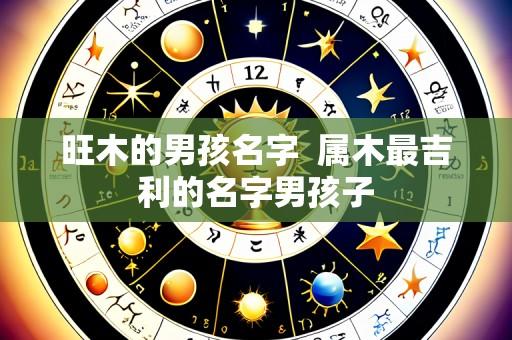 旺木的男孩名字  属木最吉利的名字男孩子