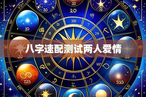 八字速配测试两人爱情