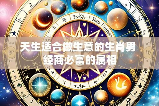 天生适合做生意的生肖男 经商必富的属相