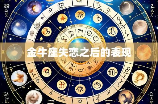 金牛座失恋之后的表现